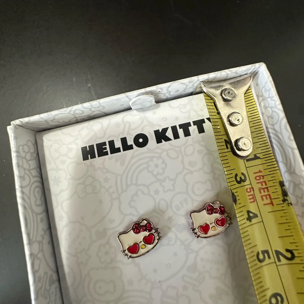 🆕BUNDLE of 2 Hello Kitty Silver Plated Earrings